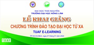 Thông báo lễ khai giảng đợt 1 năm 2024 chương trình đào tạo từ xa